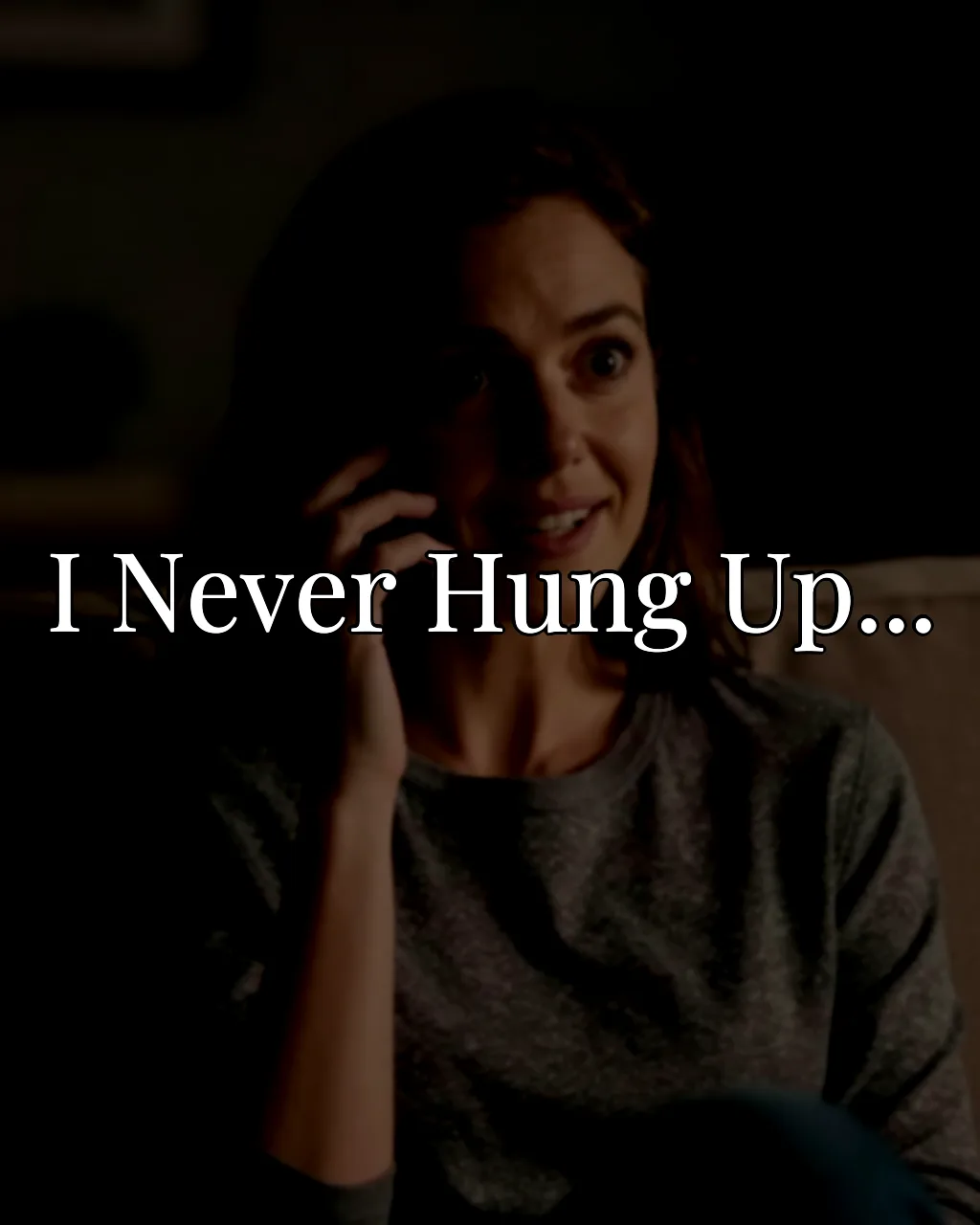 I Stayed on the Call After Saying Goodbye...